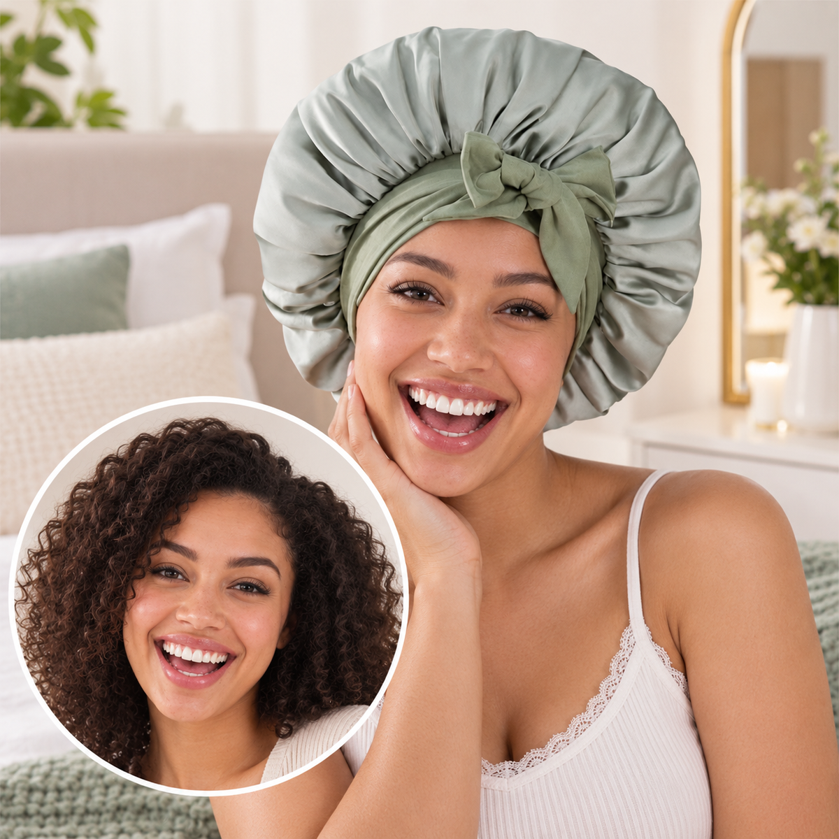 Bonnets for Curly & Natural Hair