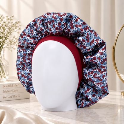 Satin Damage Defense Hair Bonnet - 2 Pcs